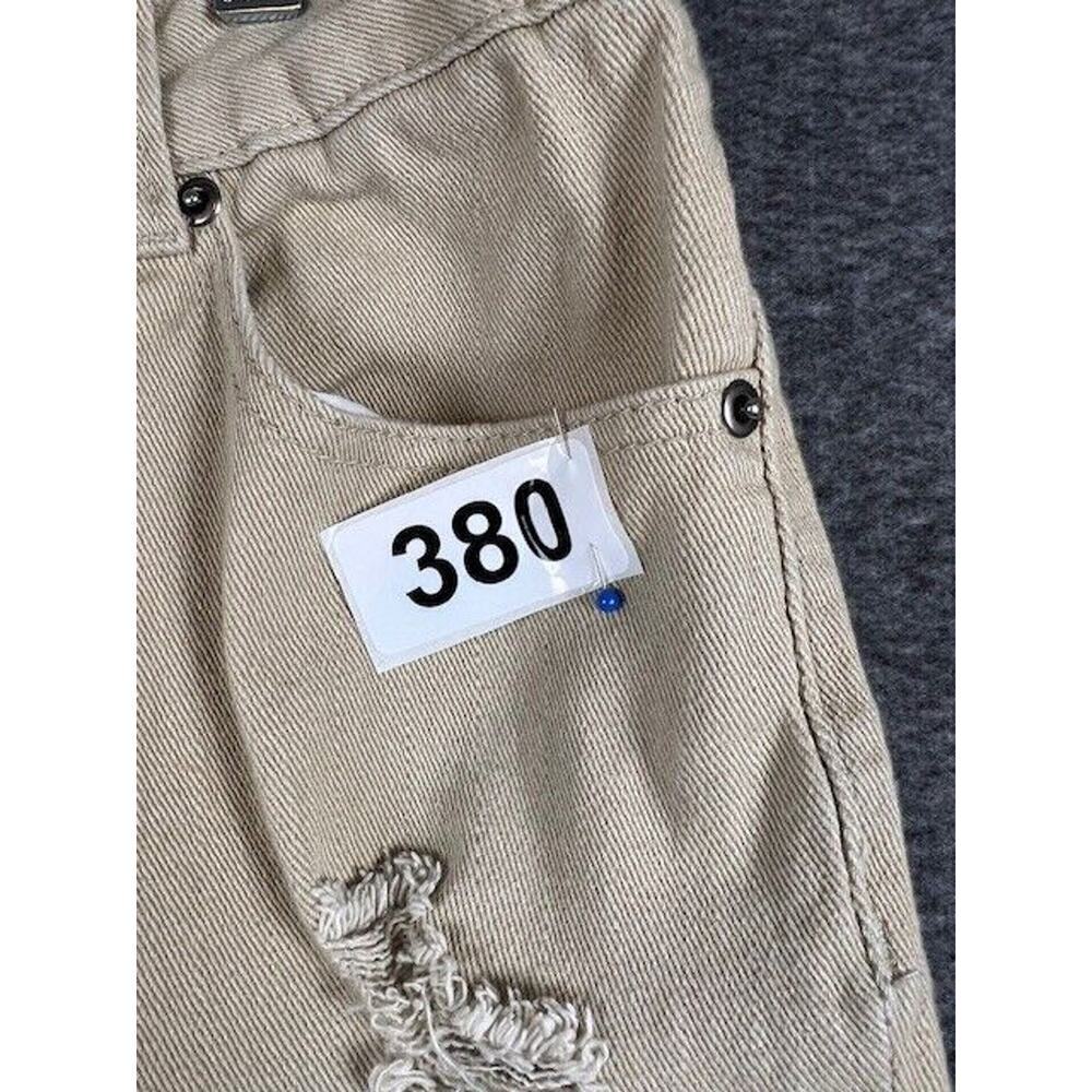 Carbon Jeans Women's 26/30 Skinny Flex Tan Denim Distressed - Picture 9 of 9